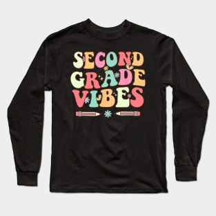 First Day Of School Second Grade Back to School Long Sleeve T-Shirt